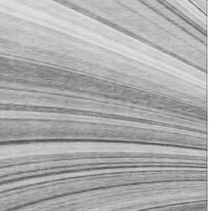 HomeRoots 10' X 14' Gray And Ivory Abstract Washable Area Rug - Durable, UV-Protected, Ideal for High-Traffic Homes 650350