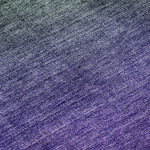 HomeRoots 8' X 10' Ombre Green to Purple Washable Area Rug with UV Protection - Stain-Resistant, Soft Comfort! 650378