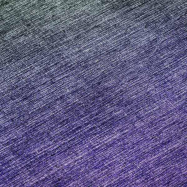 HomeRoots 8' X 10' Ombre Green to Purple Washable Area Rug with UV Protection - Stain-Resistant, Soft Comfort! 650378