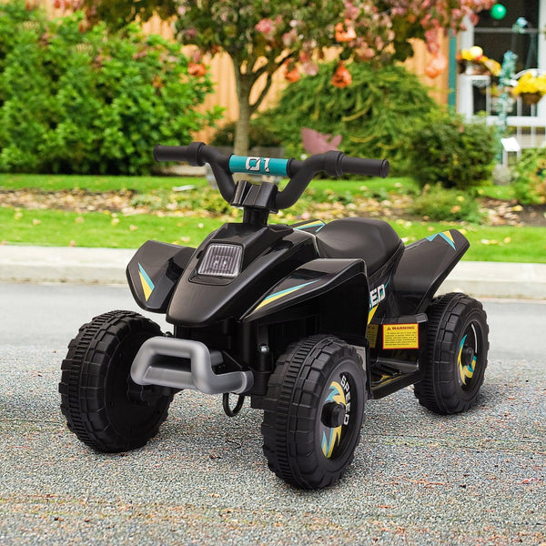 English Elm Aosom Toddler Electric Atv Quad Ride on with Steel Frame and Forward Reverse Controls W2225P200722