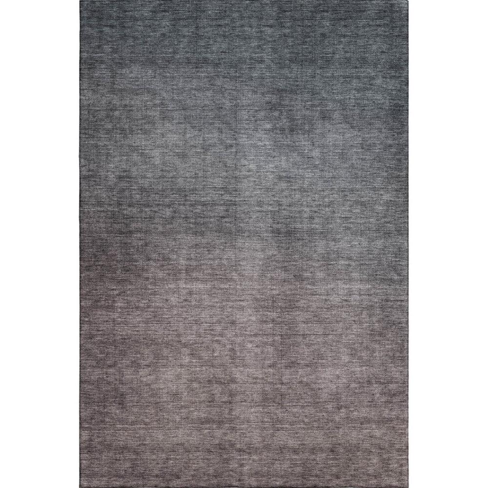 HomeRoots 8' X 10' Gray Ombre Area Rug - Washable, UV Protected & Stain Resistant for Modern Living Spaces 650384
