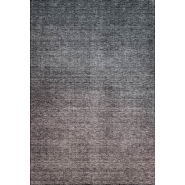 HomeRoots 10' Gray and Brown Ombre Area Rug - Washable, UV Protected, Durable Design for High-Traffic Spaces 650386