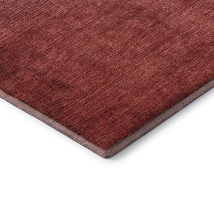 HomeRoots 9' X 12' Ombre Area Rug in Navy Blue and Red - Washable, UV Protected, Ideal for High-Traffic Spaces 650391