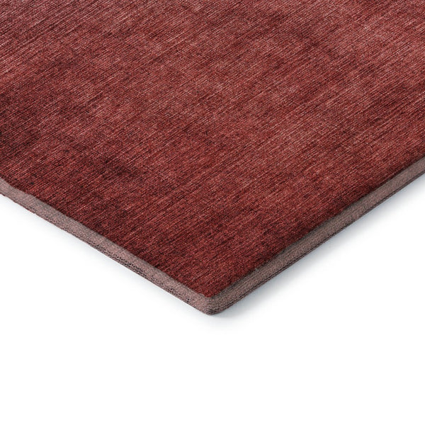 HomeRoots 10' Navy Blue & Red Ombre Washable Area Rug - UV Protected, Stain Resistant, Perfect for Families! 650392