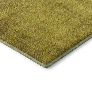 HomeRoots 8' Vibrant Purple Blue Gold Ombre Round Rug - Washable, Stain Resistant, UV Protected for Homes 650401
