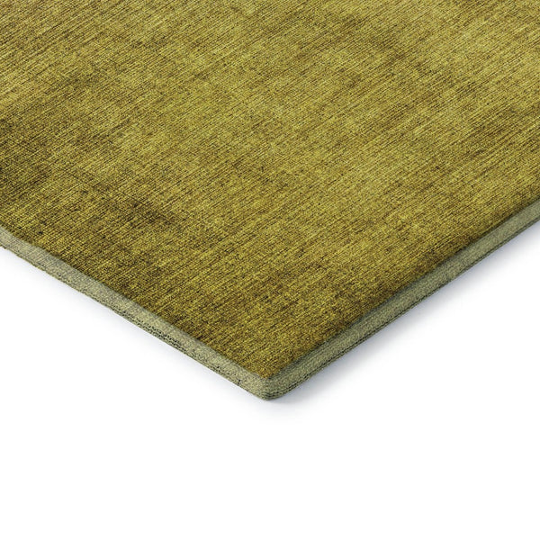HomeRoots 8' Vibrant Purple Blue Gold Ombre Round Rug - Washable, Stain Resistant, UV Protected for Homes 650401