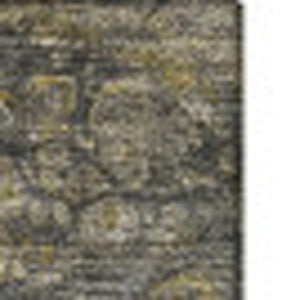 HomeRoots 10' Abstract Washable Area Rug in Taupe Ivory & Gold – UV Protected, Stylish, Durable for Homes 650446