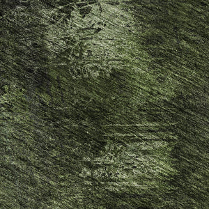 HomeRoots 10' X 14' Modern Abstract Area Rug in Green, Gray & Charcoal - Washable, UV-Protected & Durable Design 650512