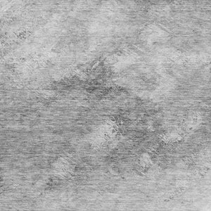 HomeRoots 8' X 10' Silver and Gray Abstract Area Rug - Washable, UV Protected, Durable for High-Traffic Homes 650528