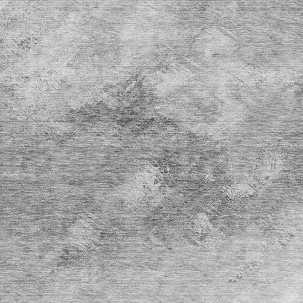 HomeRoots 10' Silver and Gray Abstract Washable Area Rug - UV Protected, Soft, Durable, Perfect for Any Space! 650530