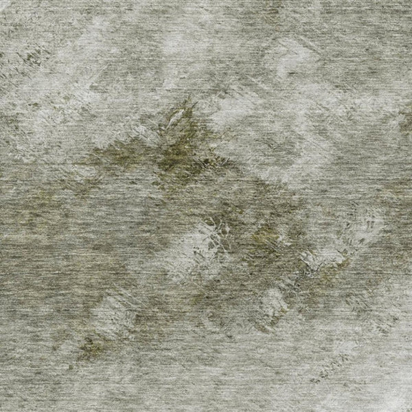 HomeRoots 5' X 8' Modern Taupe Ivory & Gray Abstract Washable Area Rug with UV Protection for Busy Homes 650538