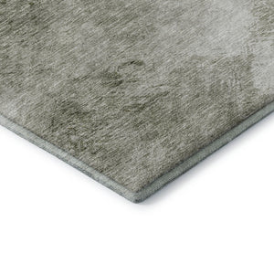 HomeRoots 10' X 14' Contemporary Taupe Ivory Gray Abstract Area Rug - Washable, UV Protected & Pet Friendly! 650542