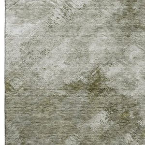 HomeRoots 10' X 14' Contemporary Taupe Ivory Gray Abstract Area Rug - Washable, UV Protected & Pet Friendly! 650542