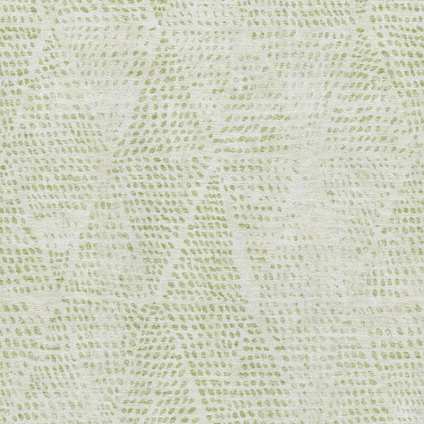 HomeRoots 10' Artichoke Green & Ivory Diamond Washable Area Rug - UV Protected, Durable for Homes & Outdoors 650548