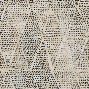 HomeRoots 5' X 8' Beige and Ivory Diamond Area Rug – Washable, Stain Resistant, UV Protected for Active Homes 650556