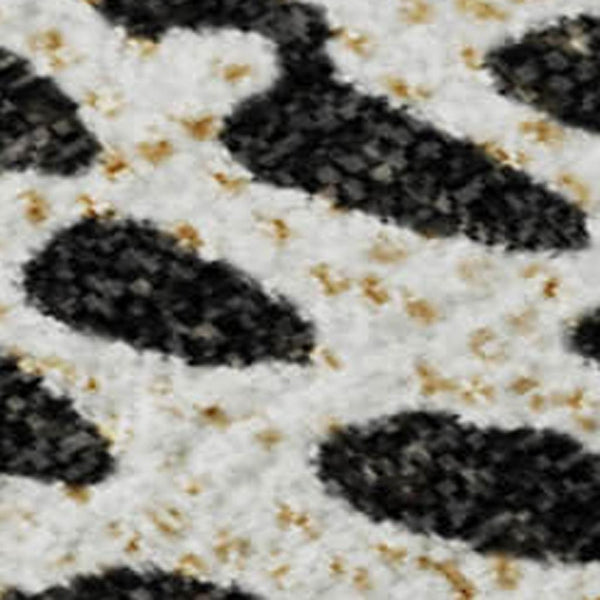 HomeRoots 10' X 14' Beige and Ivory Diamond Area Rug - Durable, Stain-Resistant, UV-Protected for Modern Spaces 650560