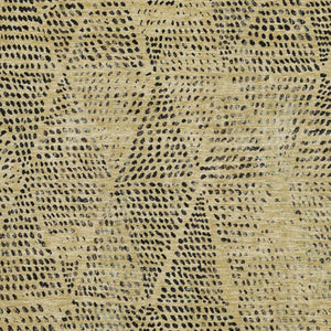 HomeRoots 10' X 14' Washable Gold & Charcoal Diamond Area Rug with UV Protection for High-Traffic Spaces 650572