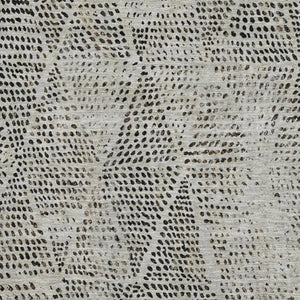 HomeRoots 10' X 14' Gray and Black Diamond Area Rug - Washable, UV-Protected, Stain-Resistant for Busy Homes 650578