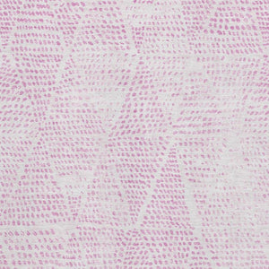 HomeRoots 5' X 8' Pink And Ivory Diamond Area Rug - Stylish, Washable, UV-Protected, Perfect for High Traffic Areas 650586