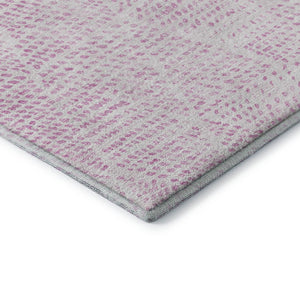 HomeRoots 10' X 14' Pink and Ivory Diamond Area Rug - Stylish, Washable, Durable with UV Protection for Homes 650590