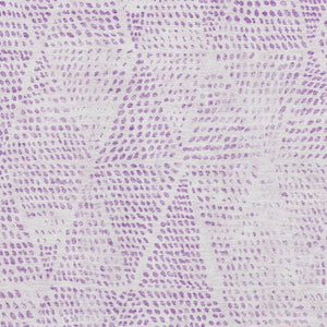 HomeRoots 9' X 12' Stylish Purple and Ivory Diamond Washable Area Rug with UV Protection for Busy Homes 650595