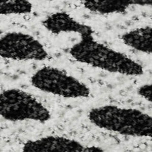 HomeRoots 9' X 12' Pewter and Ivory Diamond Area Rug – Durable, Washable, UV-Resistant for Stylish Spaces 650601