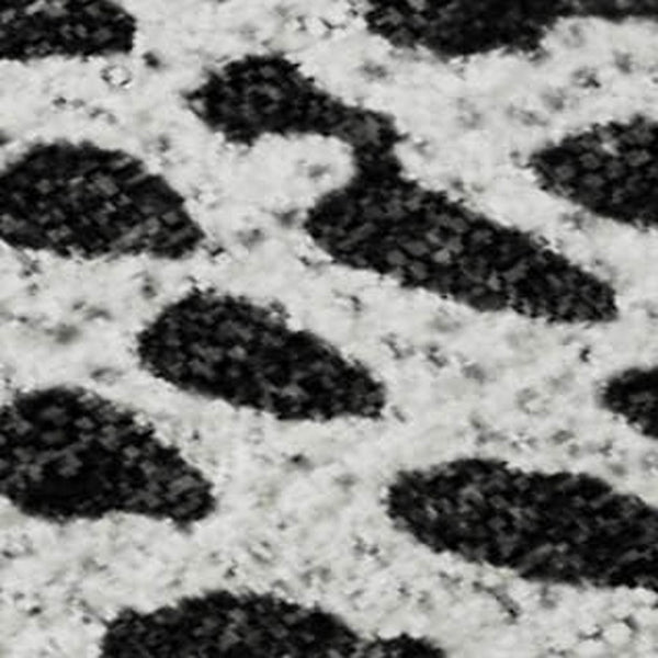 HomeRoots 9' X 12' Pewter and Ivory Diamond Area Rug – Durable, Washable, UV-Resistant for Stylish Spaces 650601