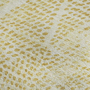 HomeRoots 10' X 14' Washable Wheat and Ivory Diamond Area Rug - Durable, UV-Protected, Pet-Friendly Style 650626