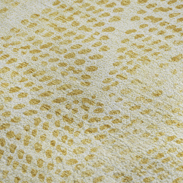 HomeRoots 10' X 14' Washable Wheat and Ivory Diamond Area Rug - Durable, UV-Protected, Pet-Friendly Style 650626