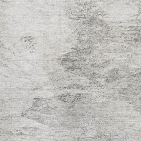 HomeRoots 10' X 14' Silver and Gray Washable Area Rug with UV Protection – Modern Abstract Design for Homes 650644