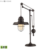 Farmhouse 32'' High 1-Light Desk Lamp - Oil Rubbed Bronze - Includes LED Bulb 65072-1-LED Elk Home