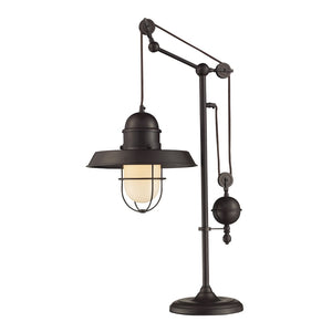 Farmhouse 32'' High 1-Light Desk Lamp - Oil Rubbed Bronze 65072-1 Elk Home