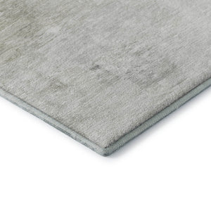 HomeRoots 10' X 14' Ivory and Gray Abstract Area Rug - Washable, UV-Protected, Stylish for High-Traffic Spaces 650734
