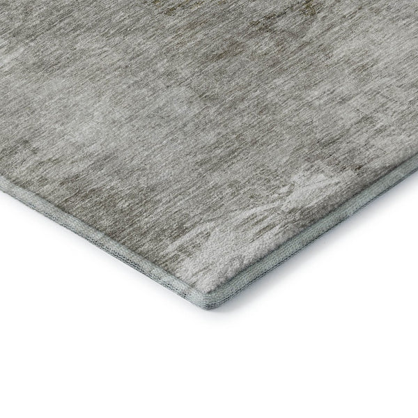 HomeRoots 9' X 12' Washable Beige & Ivory Abstract Area Rug with UV Protection for Stylish, Durable Spaces 650769