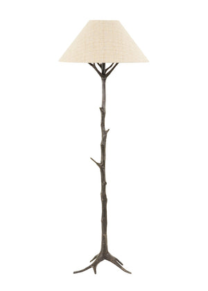 Wildwood Sprig's Affirmation Floor Lamp — Cubist Tree Sculptural Bronze Lighting, 62.5" Tall Statement Piece 65090