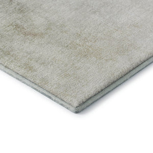 HomeRoots 9' X 12' Beige & Ivory Abstract Area Rug - Durable, Washable, UV-Protected, Perfect for High-Traffic Areas 650901