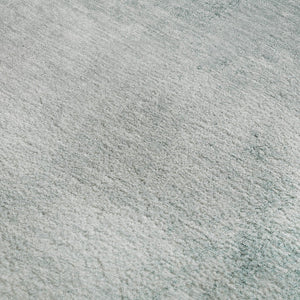 HomeRoots 8' X 10' Teal & Ivory Abstract Area Rug - Washable, UV Protected, Durable for Homes with Kids & Pets 650912