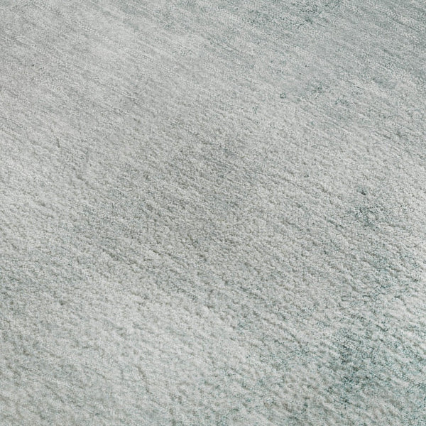 HomeRoots 8' X 10' Teal & Ivory Abstract Area Rug - Washable, UV Protected, Durable for Homes with Kids & Pets 650912