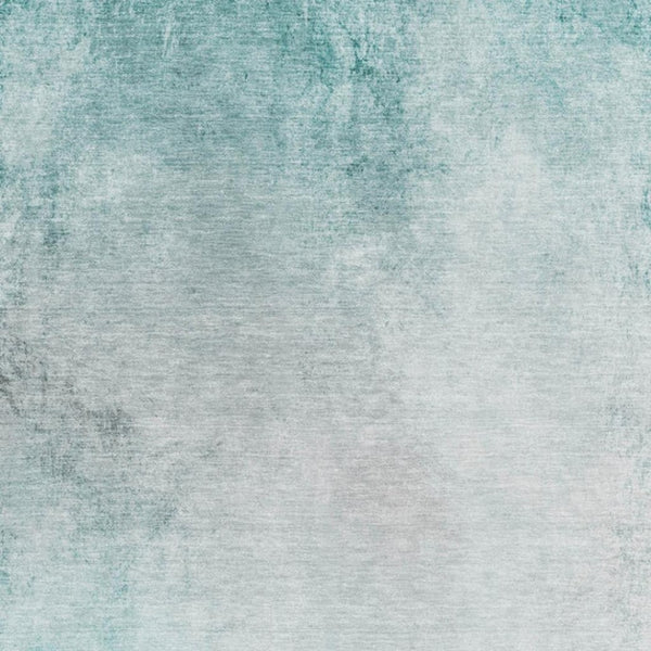 HomeRoots 9' X 12' Teal And Ivory Abstract Area Rug | Washable, UV Protected, Durable & Stylish for Homes 650913