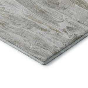 HomeRoots 10' X 14' Abstract Taupe Gray & Ivory Area Rug – Durable, Washable, UV Protected for Busy Homes 650944