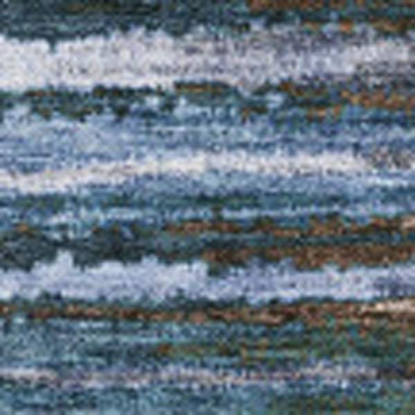 HomeRoots 10' X 14' Stylish Striped Washable Area Rug – Durable, UV-Protected, Ideal for Homes with Kids & Pets 650986