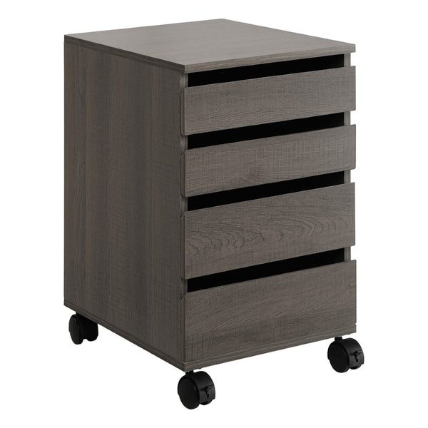 OSP Home Furnishings Holly Mobile Storage Cart Farm Oak