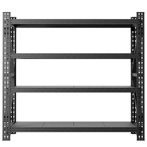 English Elm 5000 Lbs Industrial Steel Garage Shelving Unit with Adjustable Welded Four Shelf Design W2735P457279