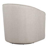 OSP Home Furnishings Danica Swivel Chair Grey Zig-Zag