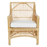 OSP Home Furnishings Maui Chair Cream/Natural