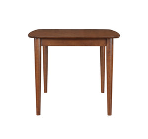 Comfort Pointe Bonito Walnut Finish Leg Dining Table Walnut Solid and engineered wood, birch veneers