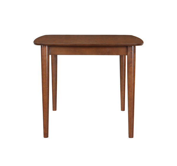 Comfort Pointe Bonito Walnut Finish Leg Dining Table Walnut Solid and engineered wood, birch veneers