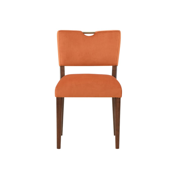 Comfort Pointe Bonito Walnut Finish Leg Dining Table Walnut Solid and engineered wood, birch veneers