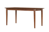 Comfort Pointe Bonito Walnut Finish Leg Dining Table Walnut Solid and engineered wood, birch veneers