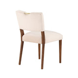 Comfort Pointe Bonito Sea Oat Velvet Dining Chair Sea Oat / Walnut